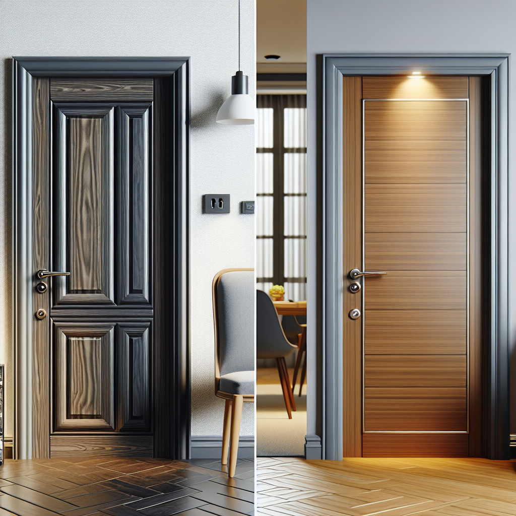 Vergelijking Houten en Kunststof Deuren voor Jouw woning